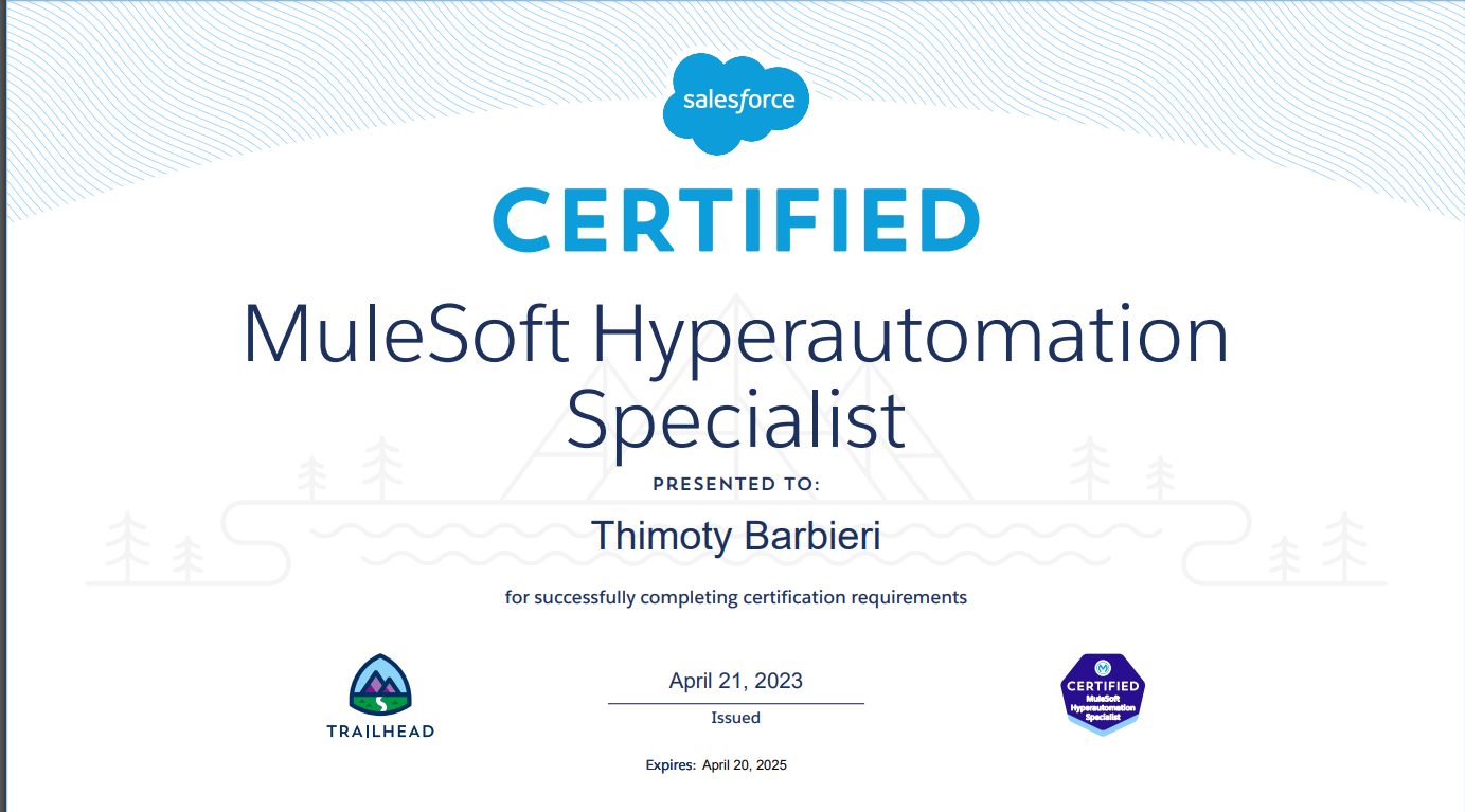 MuleSoft Hyperautomation Specialist