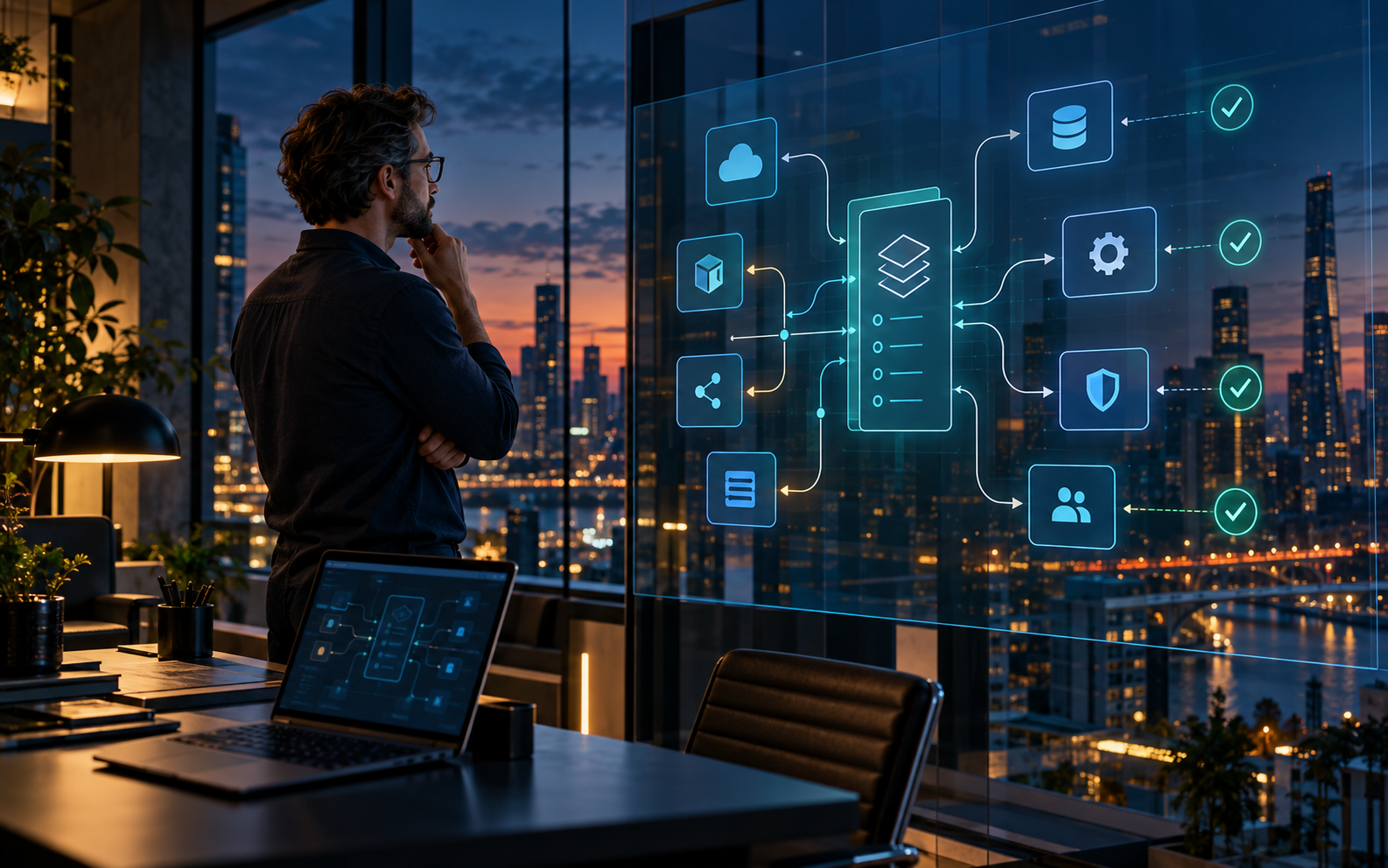 Endpoint, contratto OpenAPI e flusso di richieste su uno schermo